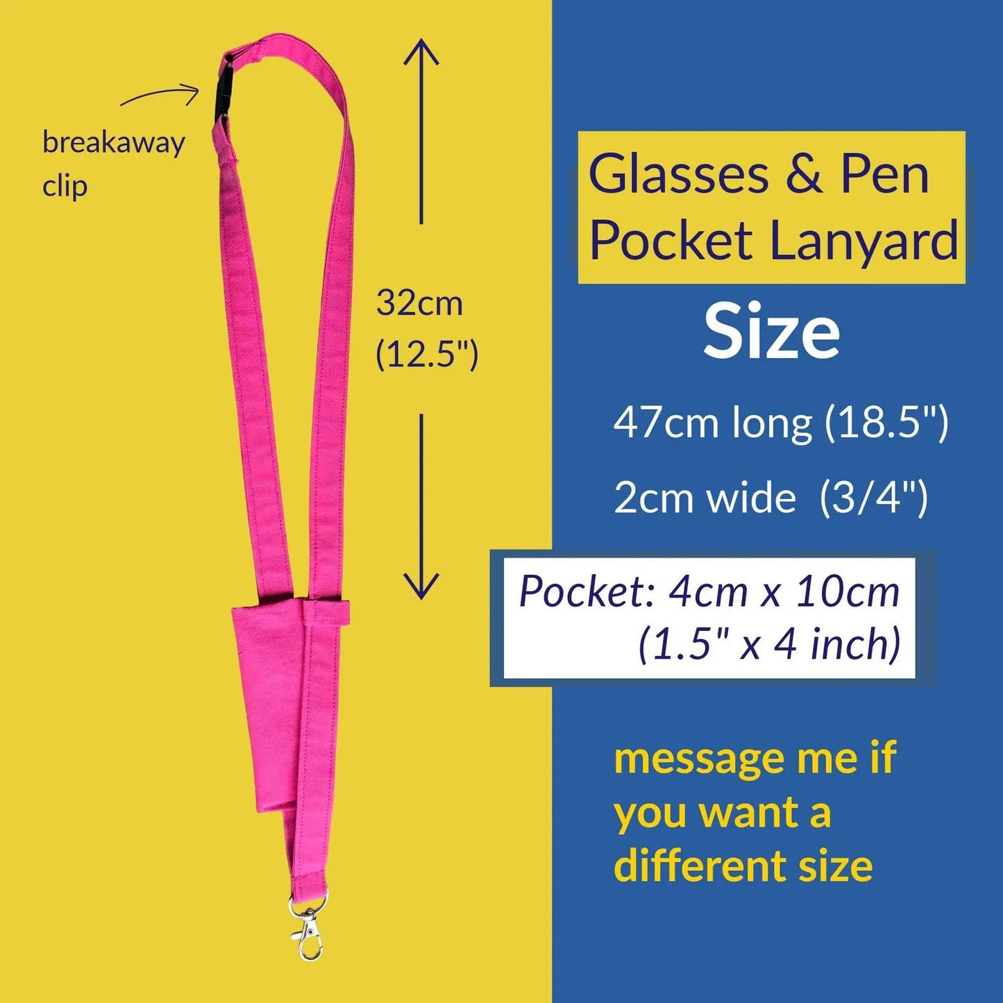 👩‍🏫NEW UPGRADED Plain Fabric Pen Lanyards