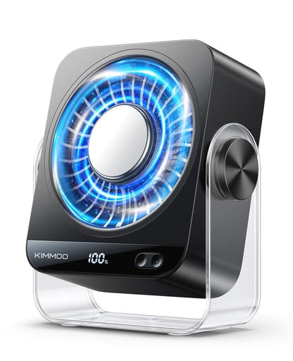 Desk Cooling Fan for Bedroom, 199 Speed Turbo Airflow, Digital Display Quiet Table Fan