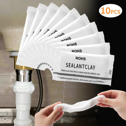 10Pcs Professional Sealant Clay - Waterproof & Anti-Insect Wall Hole Filler Mud