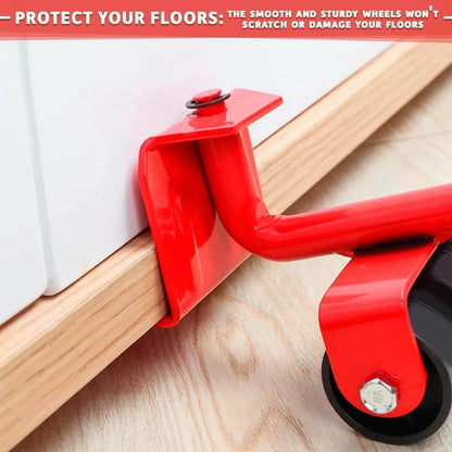 Heavy Furniture Moving Set – Lift & Slide Furniture Easily, 600Lbs Capacity Floor Protection Tool
