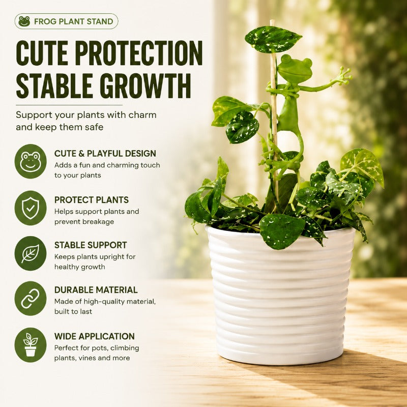 Decorative Plant Support Frogs