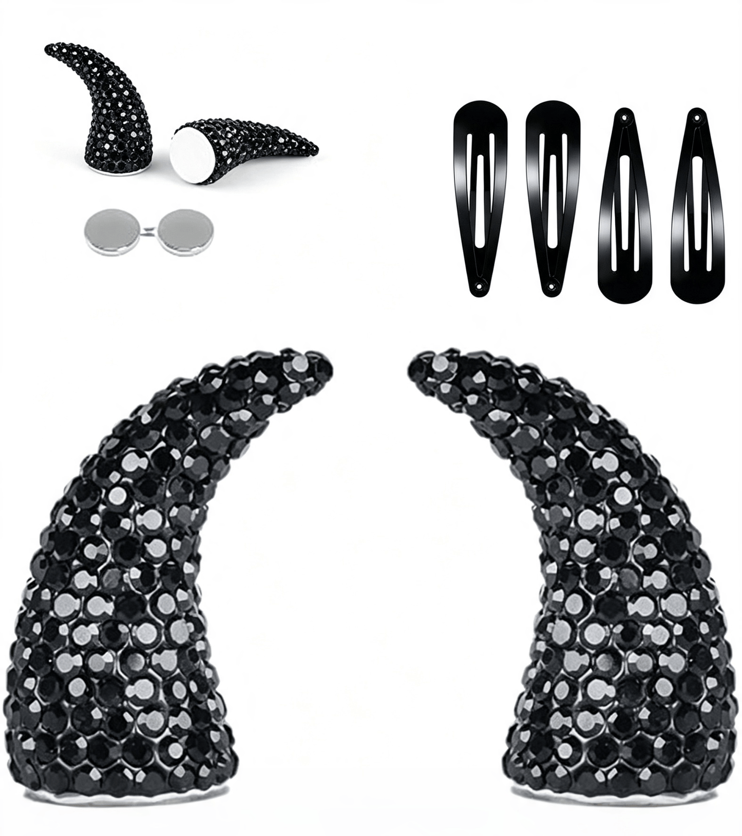 💥 LAST DAY 49% OFF - 😈✨ Cute Sparkle Magnetic Devil Horns