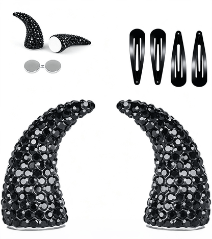 💥 LAST DAY 49% OFF - 😈✨ Cute Sparkle Magnetic Devil Horns