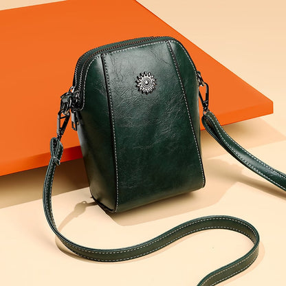 📢📢50% OFF !! 🔥 Women's soft leather mobile phone bag messenger bag