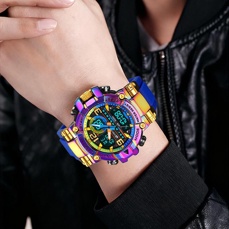 Men's Colorful Punk Style Quartz Watch🔥Selling fast!🔥