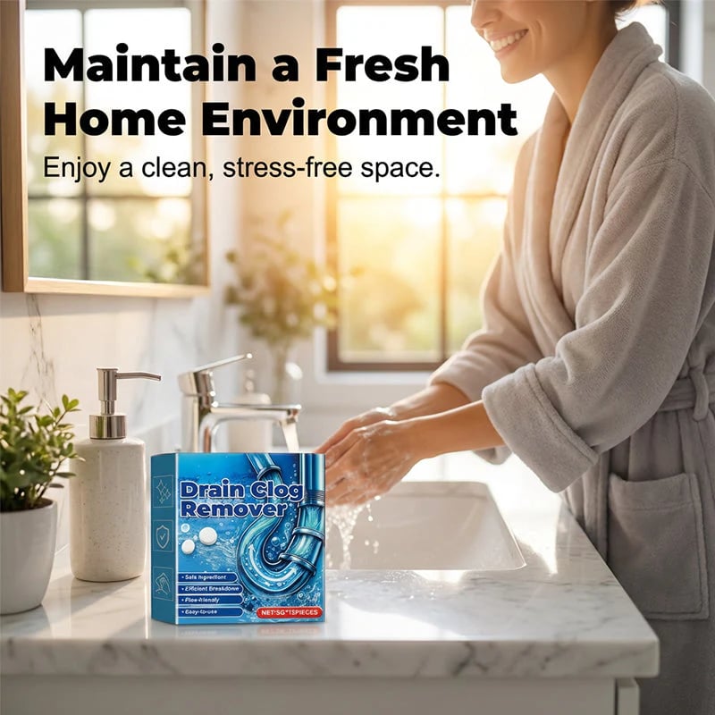 📢📢Limited-time offer⏰Effervescent Drain Clog Remover Tablets🫧🧼