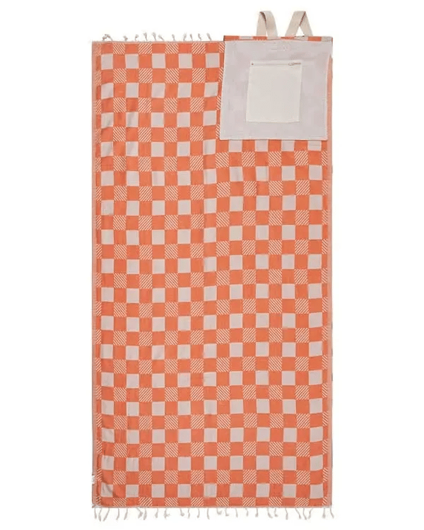 ⏰49% OFF - 🏖️2-in-1 Convertible Towel & Backpack with Inner Zip Pocket & Sand-Repelling Fabric
