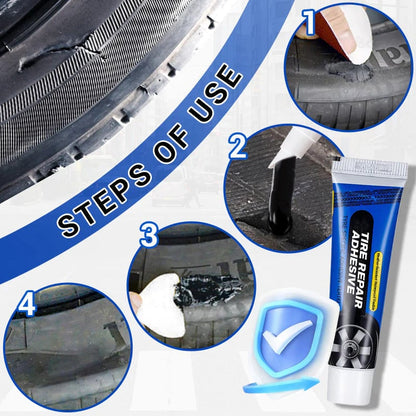 🔥HOT SALE🔥Weather-Resistant Waterproof Flexible Tire Repair Adhesive