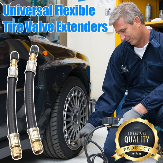 🔥 Extensiones Universales Flexibles de Válvula de Neumático para Coche, Motocicleta, RV, Camión, Bicicleta, Scooter