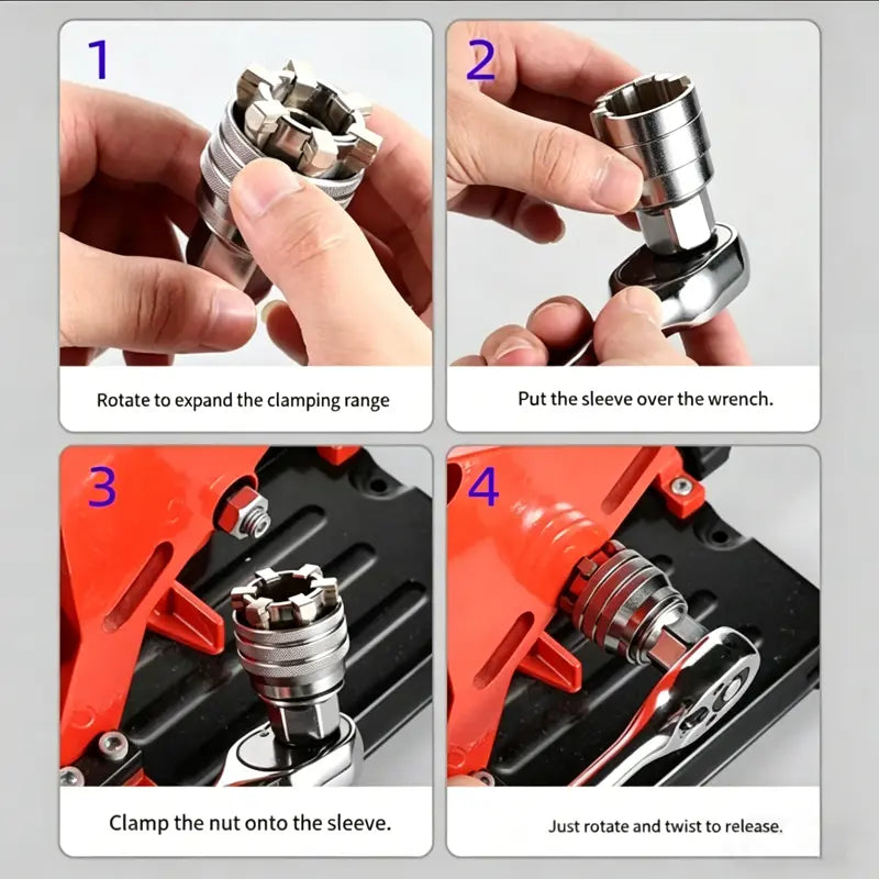 Ultimate Multi-Function Universal Socket Wrench Tool