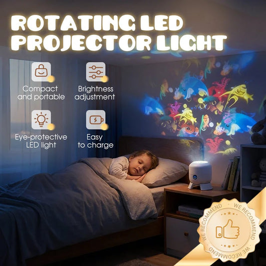 Proyector de luces LED giratorio dinámico