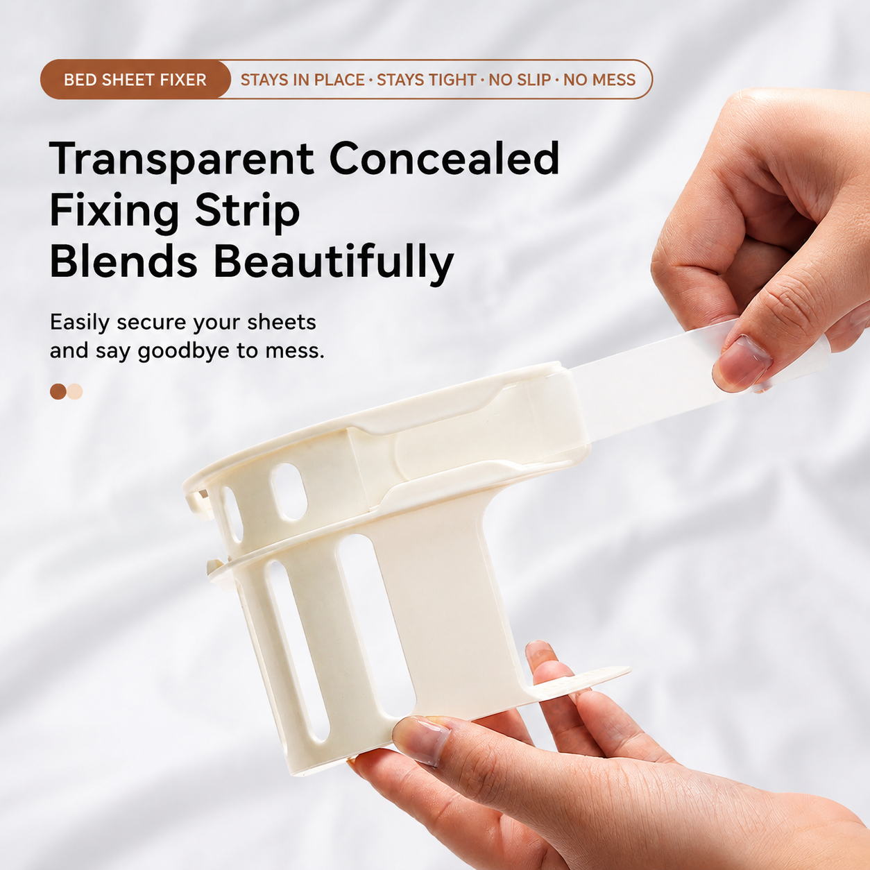 4-Pack Bed Sheet Tie-Down Straps, Suitable For Mattresses Of Various Sizes