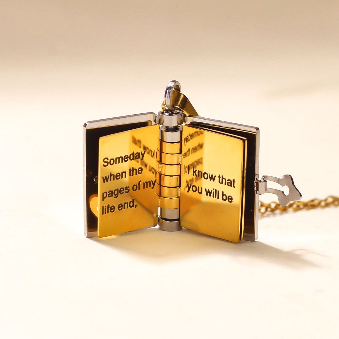 💥 For Granddaughter - The Most Beautiful Chapter Book Necklace