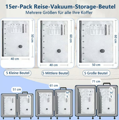 🔥Reise-Vakuum-Kompressionsbeutel-Set(Mit Kompressor)