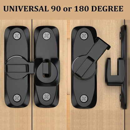 Multi-Angle Sliding Door Lock