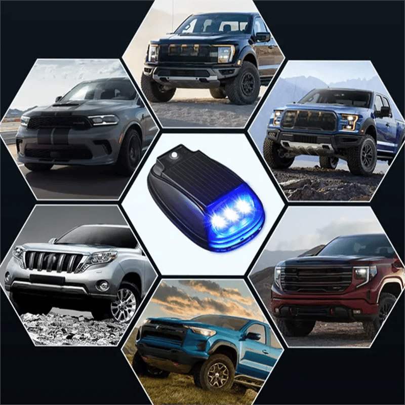 Waterproof Solar Car Roof Light with Remote