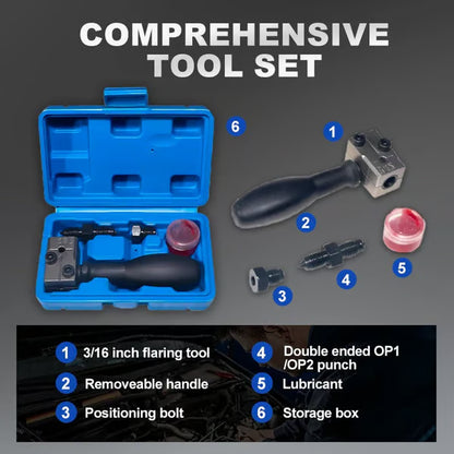 🔩Kit de herramientas universal para abocinar tuberías de freno de coche