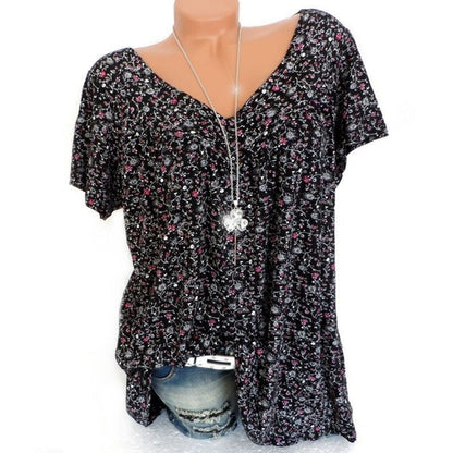 🎉Last Day Promotion-60% OFF🍃Spring & Summer Fashion Print Short Sleeve T-Shirt🍃Delivered within five working days