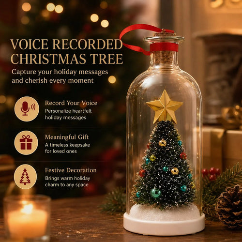 🎁🔥Mr. Christmas Christmas Tree Message In A Bottle🎁