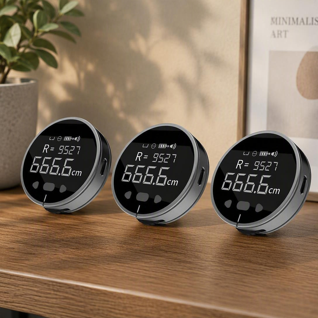 Electronic Digital Tape Measure, with LCD Display,Curved Surface Rolling Measuring Tool