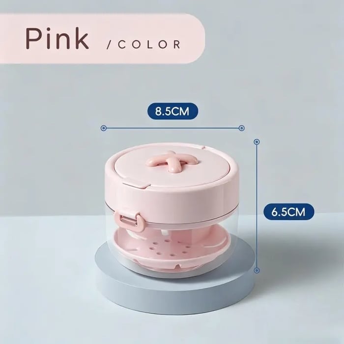 3-in-1 Leak-Proof Retainer Cleaning Case with Mirror, Drain Tray & Travel Storage