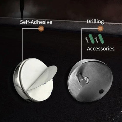 HOT SALE🔥  Hidden Stainless Steel Rubber Dual-use Door Stopper Door Holders