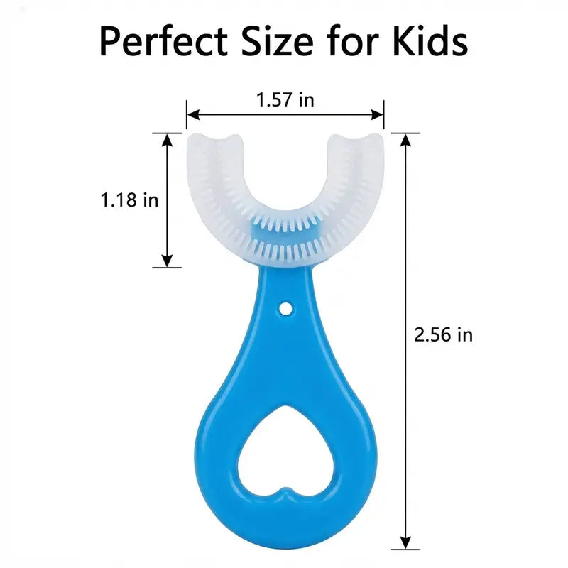 U-Shaped Soft Bristle Toothbrush for Children