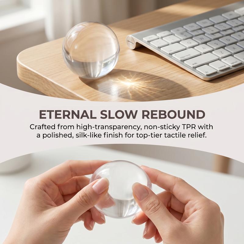 6cm Coconut Oil Stress Relief Squeezable Toy