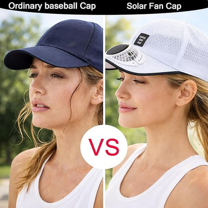 ☀️ HOT SALE 2026 Pro Outdoor Cooling Hat – Solar + USB Dual-Powered Fan Cap with UPF 50+ Sun Protection