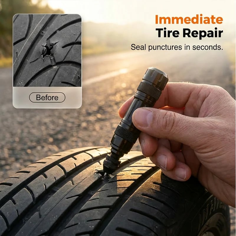 📢📢49% OFF !! ⏰Tubeless Tire Repair Kit