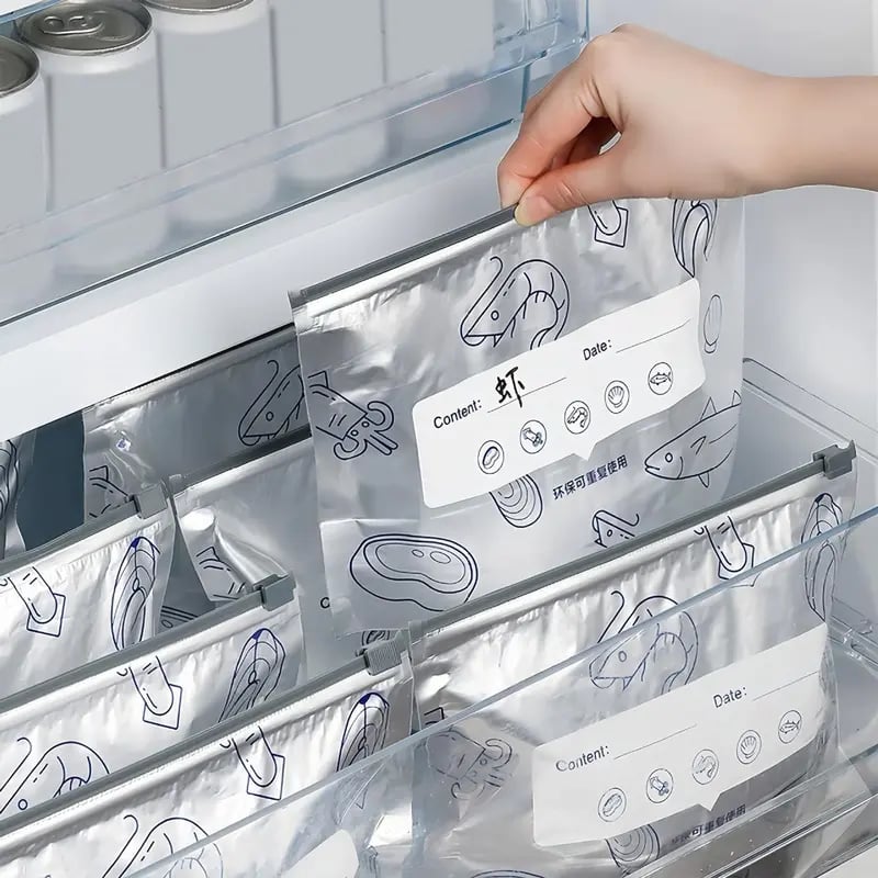 (30pcs )Reusable Aluminum Foil Sealable Storage Bags