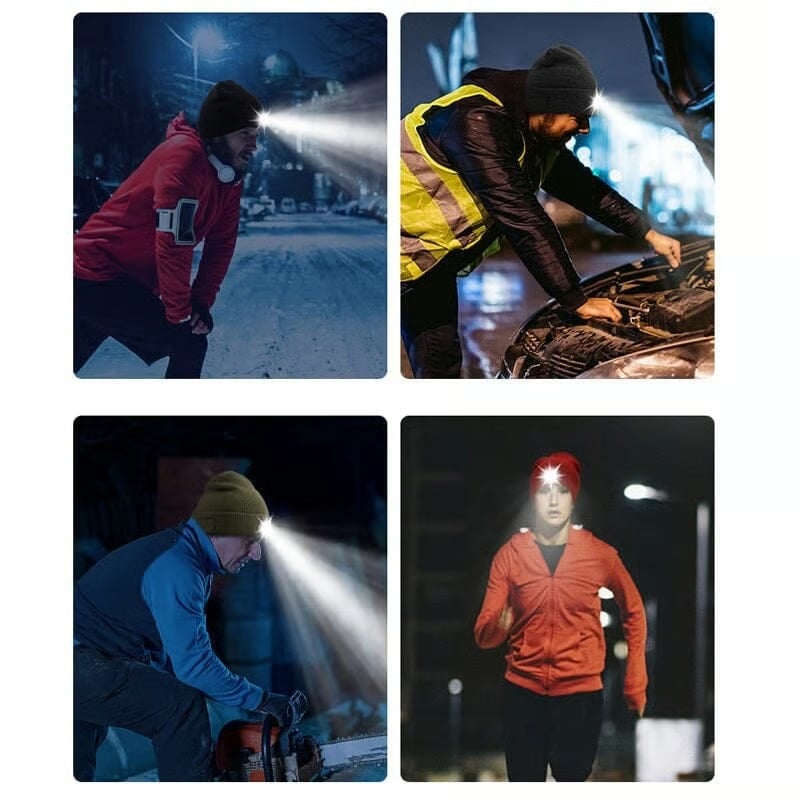 🔥Bluetooth Beanie with LED Light & Removable Speakers