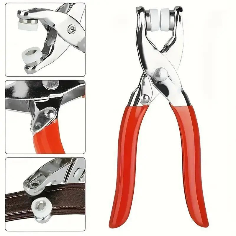 🔥50%OFF🔥100pcs Invisible Colored Metal Buckle & 1 Count Manual Pressure Pliers
