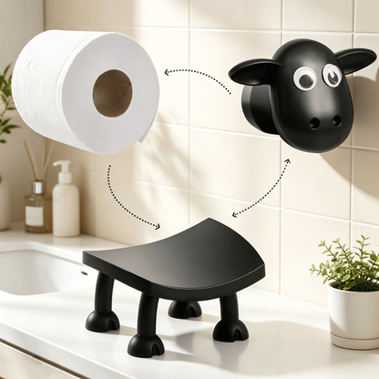 🎁 Sheep Toilet Roll Holder