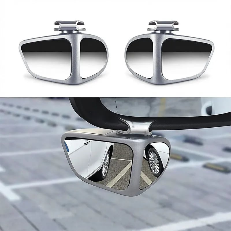 🎉🚗 360° Blind Spot Wide-Angle Rearview Mirror
