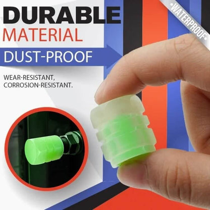 🔥🚗Glow-in-the-Dark Tire Caps 💡