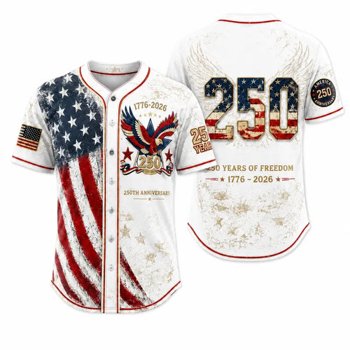 Vintage 250th Anniversary Button Down Shirt with for 4th of July Outfits 1776-2026