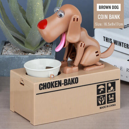 Creative Electric Cartoon Dog Money-saving Canister