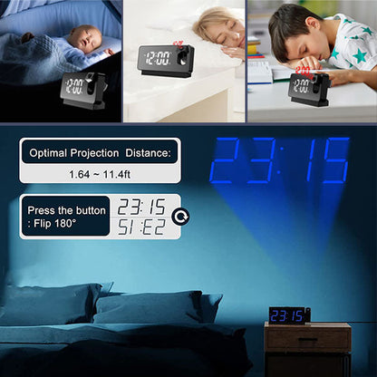 🔥BUY MORE SAVE MORE⏰Smart Digital Projection Clock🕰️