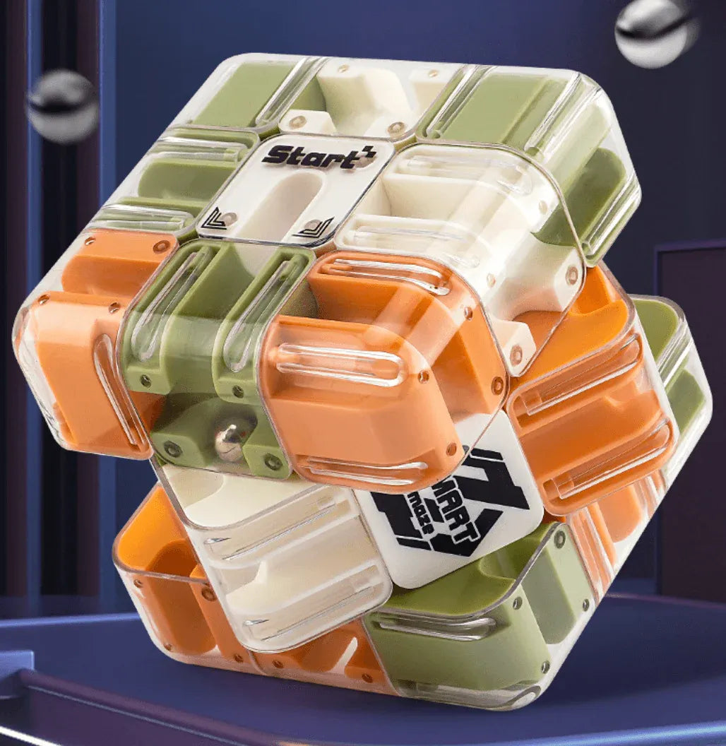 Large Labyrinth 3D Puzzle Maze Cube - Engaging Brain Teaser Toy