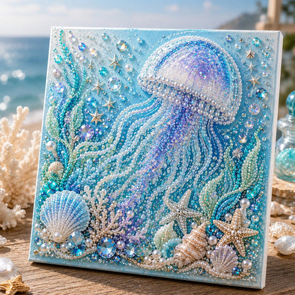 🔥Last Day 49% OFF - 🌊✨ Ocean Theme Pearl Art DIY Kit – Relaxing DIY Craft to Create Stunning Coastal Artwork