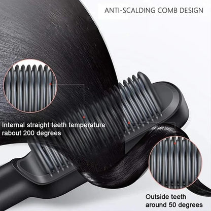 💖49% OFF💖-Negative Ion Hair Straightener Styling Comb
