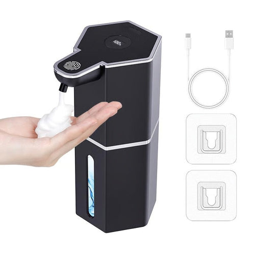 Automatic foaming soap dispenser