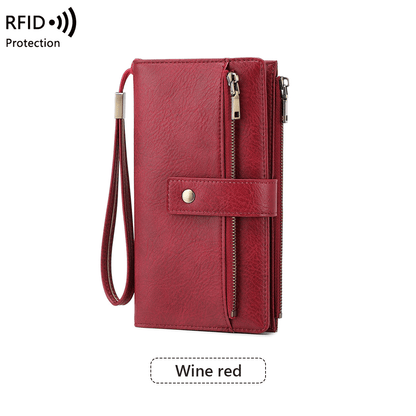 🔥Women's Retro Style RFID Blocking Tri-fold Wallet