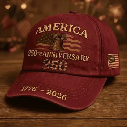 🔥United States 250th Anniversary Red Cap