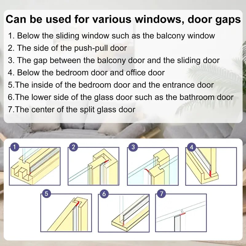 16.4Ft Door Weather Stripping
