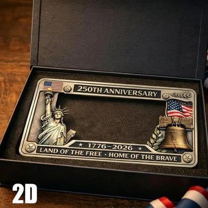 250th Anniversary Commemorative License Plate Frame