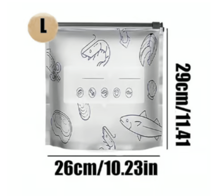(30pcs )Reusable Aluminum Foil Sealable Storage Bags