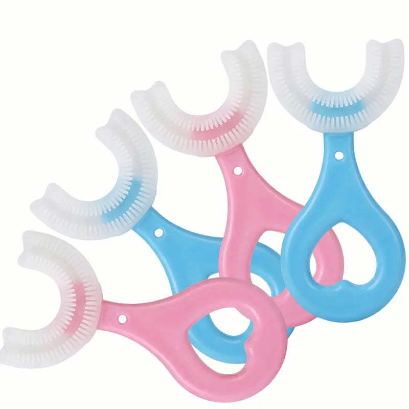 U-Shaped Soft Bristle Toothbrush for Children