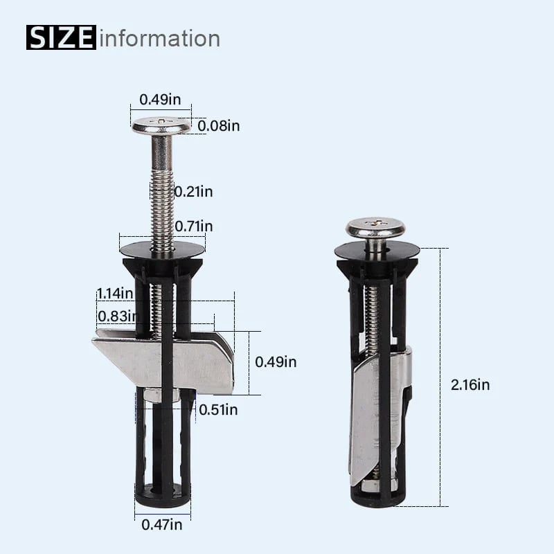 🔥Toilet seat fastener bolt set